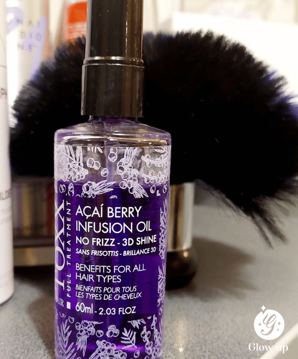 Olejek Açaí Berry Infusion Oil – mój sprzymierzeniec w domowej pielęgnacji! Chroni przed ciepłem i zapewnia 3D blask.